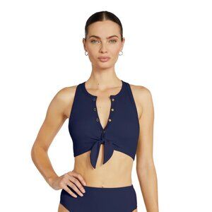 Robin Piccone Amy Tank Bra - Navy
